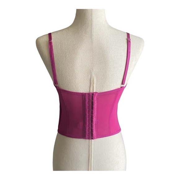 DEALMORE-WOMENS MAGENTA CORSET-SIZE SMALL - Picture 10 of 12